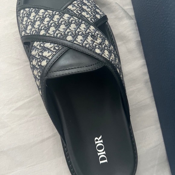サンダル Dior Homme Dior Alias Flip-Flop Sandals Dior Alias Sandals Blue Oblique Men's - 3SA126ZSA_H961 - US